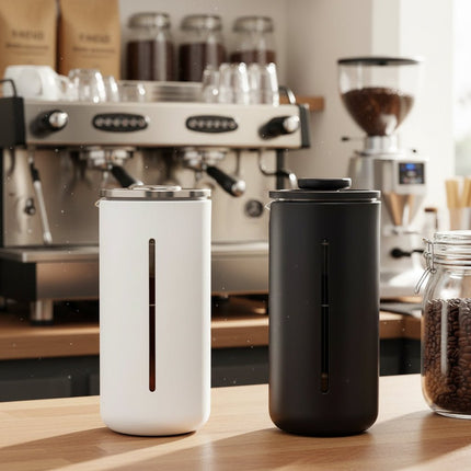 TravelBrew | Compact French Press Coffee Maker with Stainless Steel Filter | Portable Design for On-the-Go Brewing 2