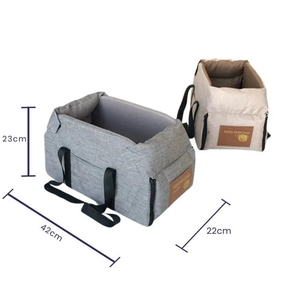 TravelBuddy | Pet Seat with Built-in Armrests for Safety and Comfort 2