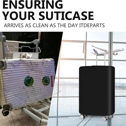 TravelGuard | 3-Piece Stretchable Luggage Cover Set with Anti-Tear Protection | Dustproof Design for Ultimate Suitcase Safety 1