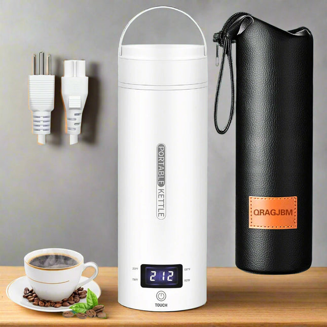 TravelMate | Portable Electric Kettle with Intelligent Temperature Control | Compact 1L Water Boiler for Hot Beverages 0