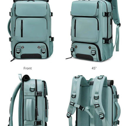 TravelMax | Waterproof Travel Backpack with USB Port & Shoe Compartment | Organized Design for Stress-Free Travel 6