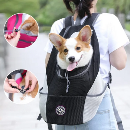 Pet Dog Carrier Backpack with Breathable Mesh Design | Comfortable Travel Bag for Small Pets