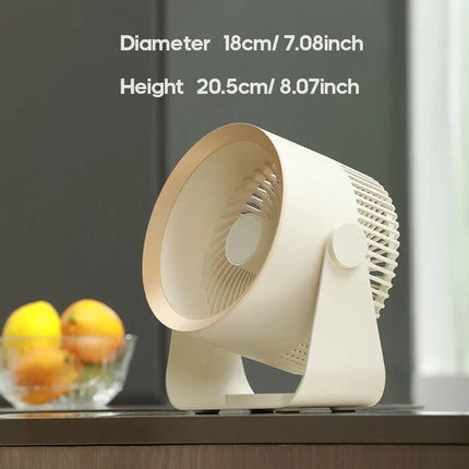 Travel Breeze | Portable Hand Held Fan with USB Power & Quiet Operation | Compact Personal Cooling Solution for On-the-Go Comfort 2