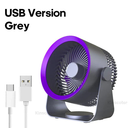 Travel Breeze | Portable Hand Held Fan with USB Power & Quiet Operation | Compact Personal Cooling Solution for On-the-Go Comfort 5