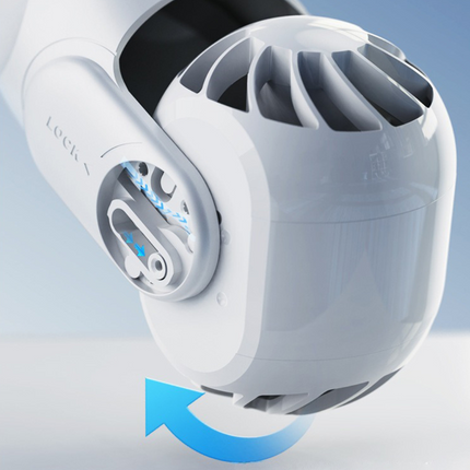 Travel Breeze | Portable Neck Fan with Dual Cooling Heads | Lightweight Design for Ultimate Comfort 4