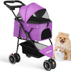 Travel Buddy | Pet Stroller for Small Dogs & Cats with Water-Resistant Fabric | Lightweight & Foldable Design for Easy Travel 8