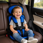 Travel Buddy | Portable Booster Car Seat with 5-Point Harness | Foldable Design for Easy Transport 0