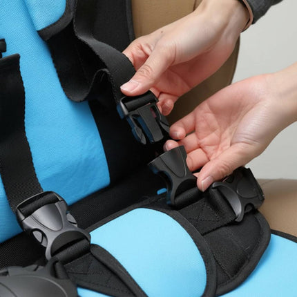 Travel Buddy | Portable Booster Car Seat with 5-Point Harness | Foldable Design for Easy Transport 4