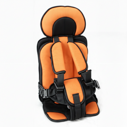 Travel Buddy | Portable Booster Car Seat with 5-Point Harness | Foldable Design for Easy Transport