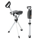 Travel Companion | Foldable Walking Stick with Seat & Adjustable Height | Lightweight Design for Outdoor Comfort 0