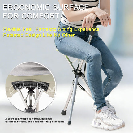 Travel Companion | Foldable Walking Stick with Seat & Adjustable Height | Lightweight Design for Outdoor Comfort 3