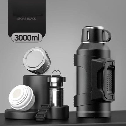 Travel Companion | Insulated Thermos Water Bottle with Durable Design | Keeps Drinks Hot & Cold for Hours 5