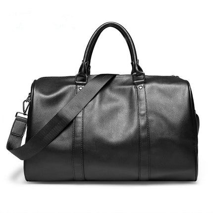 Travel Companion | Leather Duffel Bag with Spacious Design | Lightweight Carry-On for Comfortable Travel 0