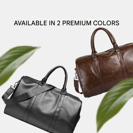 Travel Companion | Leather Duffel Bag with Spacious Design | Lightweight Carry-On for Comfortable Travel 3