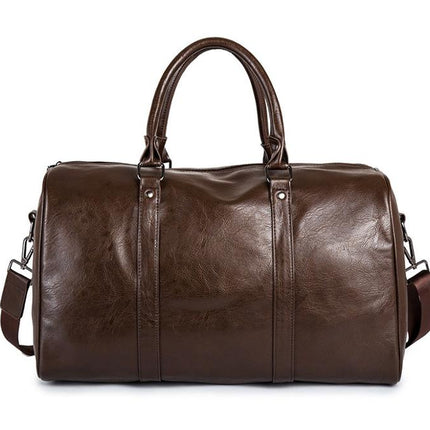 Travel Companion | Leather Duffel Bag with Spacious Design | Lightweight Carry-On for Comfortable Travel 5