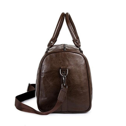 Travel Companion | Leather Duffel Bag with Spacious Design | Lightweight Carry-On for Comfortable Travel 6