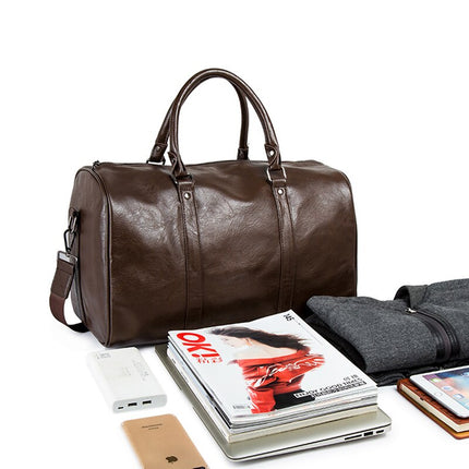 Travel Companion | Leather Duffel Bag with Spacious Design | Lightweight Carry-On for Comfortable Travel 7