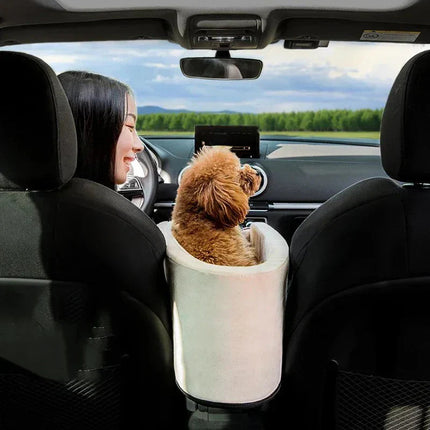 Travel Companion | Portable Dog Bed for Small Dogs with Anti-Slip Base | Cozy and Secure Travel Solution 1