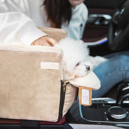 Travel Companion | Portable Dog Bed for Small Dogs with Anti-Slip Base | Cozy and Secure Travel Solution 3