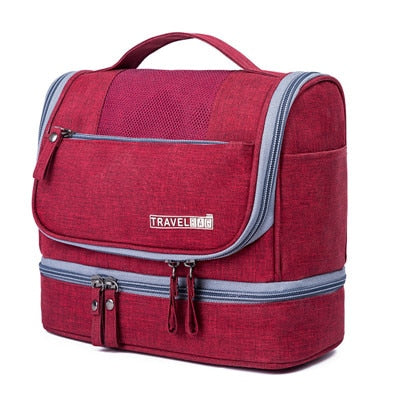 Travel Essentials | Large-Capacity Hanging Toiletry Bag with Multiple Compartments | Water-Resistant Design for Organized Packing 0