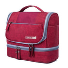 Travel Essentials | Large-Capacity Hanging Toiletry Bag with Multiple Compartments | Water-Resistant Design for Organized Packing 0