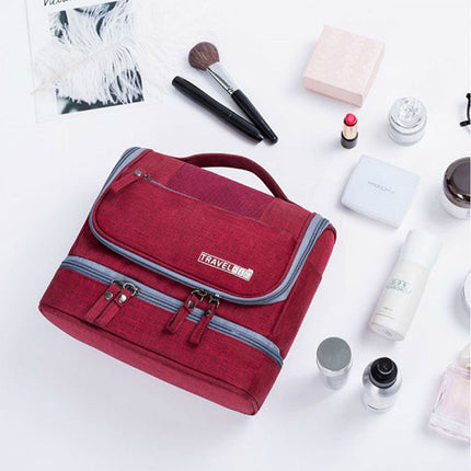 Travel Essentials | Large-Capacity Hanging Toiletry Bag with Multiple Compartments | Water-Resistant Design for Organized Packing 8