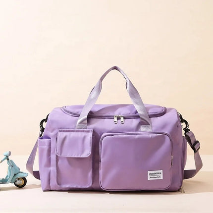 Travel Essentials | Multi-Pocket Gym Duffle Bag with Waterproof Design | Versatile Carrying for Organized Adventures 0