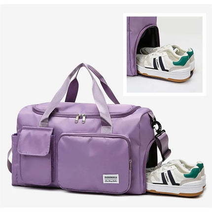 Travel Essentials | Multi-Pocket Gym Duffle Bag with Waterproof Design | Versatile Carrying for Organized Adventures 1