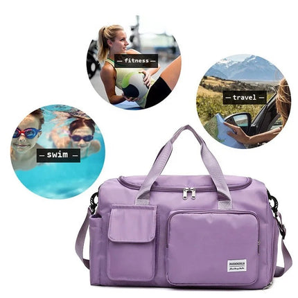 Travel Essentials | Multi-Pocket Gym Duffle Bag with Waterproof Design | Versatile Carrying for Organized Adventures 4