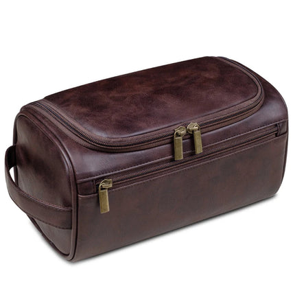 Travel Essentials | Premium Leather Toiletry Bag with Ample Storage | Stylish Organizer for Travelers 1