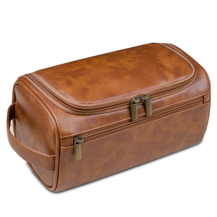 Travel Essentials | Premium Leather Toiletry Bag with Ample Storage | Stylish Organizer for Travelers 4
