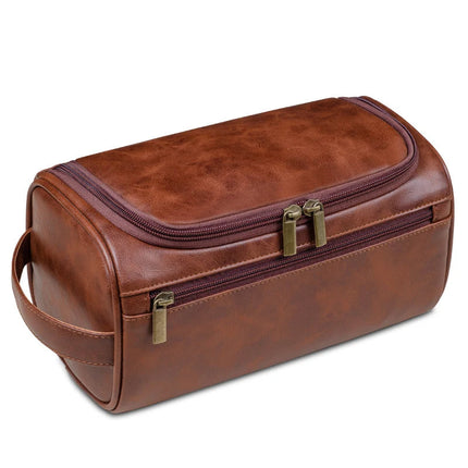 Travel Essentials | Premium Leather Toiletry Bag with Ample Storage | Stylish Organizer for Travelers 6
