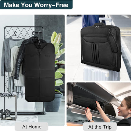Travel Garment Bag | Foldable Waterproof Suit Organizer with 45L Capacity | Lightweight Design for Wrinkle-Free Travel 4
