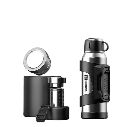Travel Hiking Thermos | Stainless Steel Insulated Flask with Dual Functionality | Ideal for Hot & Cold Beverages 4