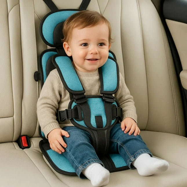 Travel Ready | Portable Foldable Kids Car Seat with 5-Point Harness | Lightweight Design for Safety and Comfort 0