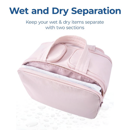 Travel Toiletry Bag | Hanging Dopp Kit with Waterproof Lining | Compact Organizer for Women 3