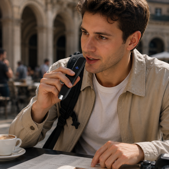 Travel Translator Pen | Voice Language Scanner Device with Text Scanning Support | Compact Design for Easy Communication 1