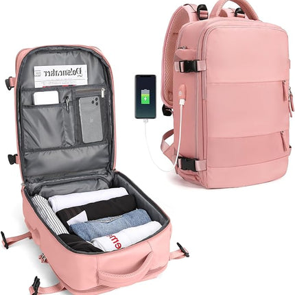 Traveler's Companion | Durable Backpack with USB Charging Port | Water-Resistant Design for Outdoor Adventures 10