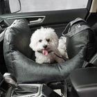 Travelpup | Dog Seat Bed with Adjustable Safety Straps | Comfortable and Secure Car Rides 0