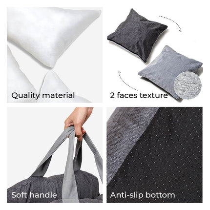 Travelpup | Dog Seat Bed with Adjustable Safety Straps | Comfortable and Secure Car Rides 5
