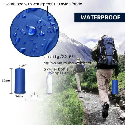 TrekBreeze | Self-Inflating Camping Sleeping Pad with Integrated Foot Pump | Ultralight & Waterproof for Maximum Comfort 1
