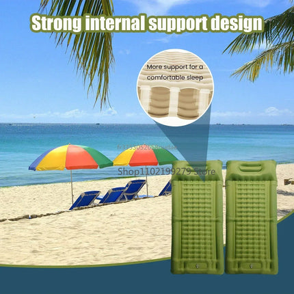 TrekBreeze | Self-Inflating Camping Sleeping Pad with Integrated Foot Pump | Ultralight & Waterproof for Maximum Comfort 2