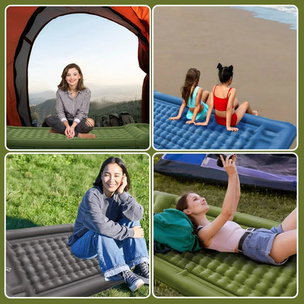 TrekBreeze | Self-Inflating Camping Sleeping Pad with Integrated Foot Pump | Ultralight & Waterproof for Maximum Comfort 8