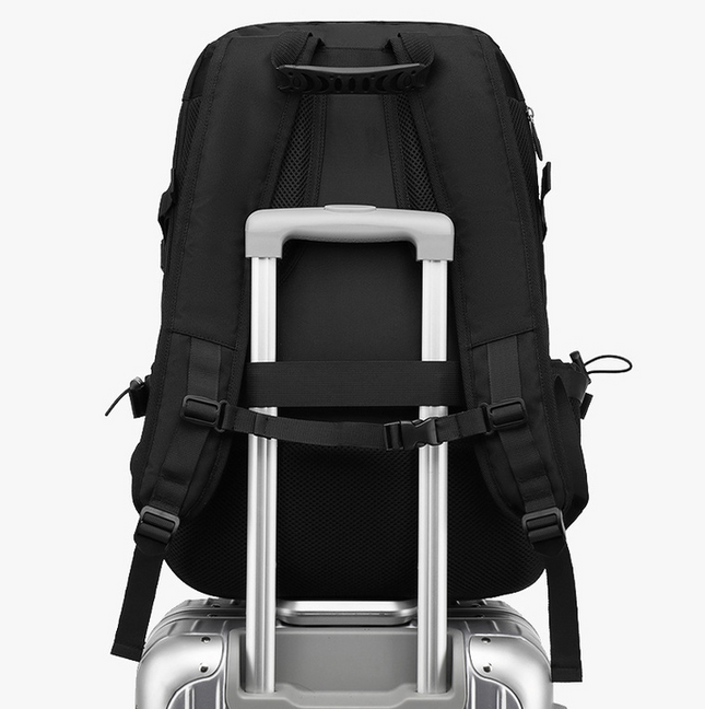 TrekX Expand | 60L Travel Backpack with Water-Repellent Fabric | Ergonomic Design for Comfort 1