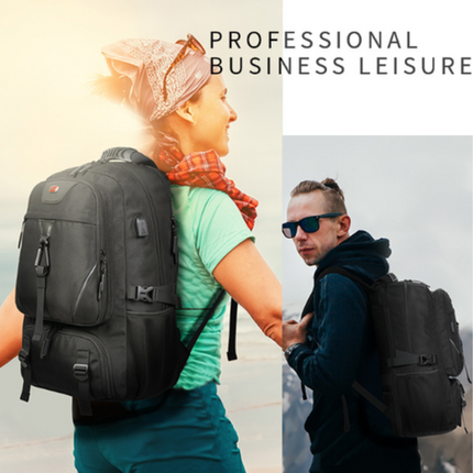 TrekX Expand | 60L Travel Backpack with Water-Repellent Fabric | Ergonomic Design for Comfort 7