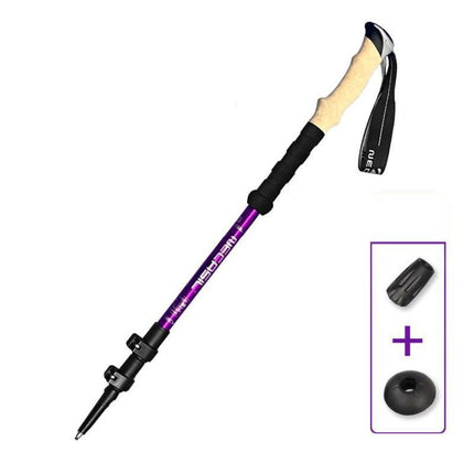 Trekking Poles | Lightweight Hiking Poles with Anti-Shock System | Ergonomic Cork Grip for Joint Relief 8