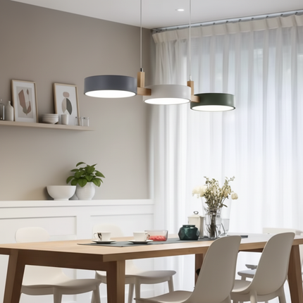 Trestle | Linear Pendant Light with Staggered Metal Shades | Scandinavian Design for Modern Spaces 2