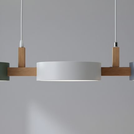 Trestle | Linear Pendant Light with Staggered Metal Shades | Scandinavian Design for Modern Spaces 4