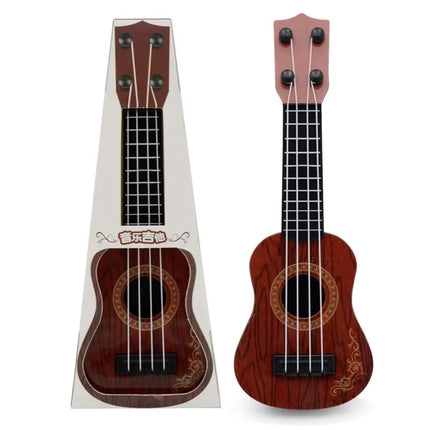 Kids Guitar Toy, Mini Guitar with Four Strings