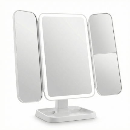TriLuxe Glow | LED Vanity Mirror with Adjustable Brightness | Flawless Illumination for Perfect Makeup Application 0